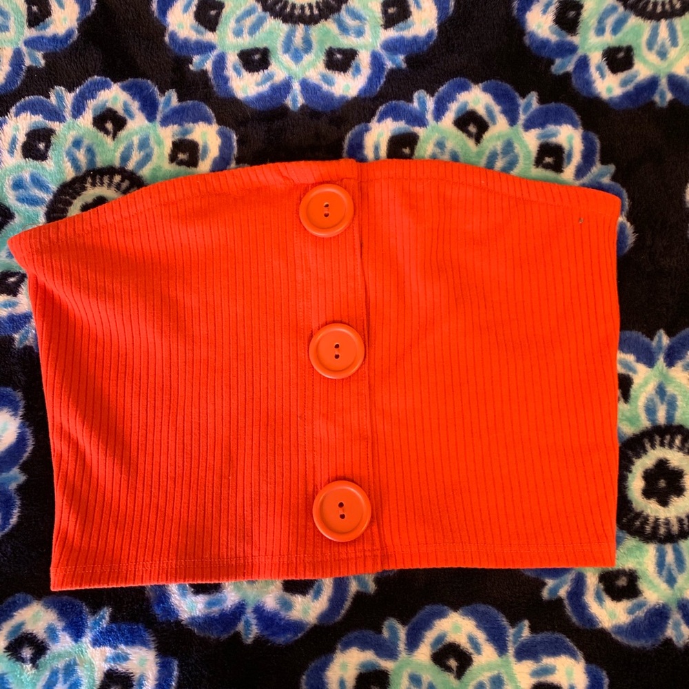 Orange Urban outfitters tube top✨ Size: M ✨ $15